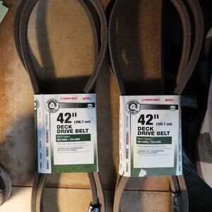MTD 42" Deck Drive Belts; Tractors 2000-2002; NEW